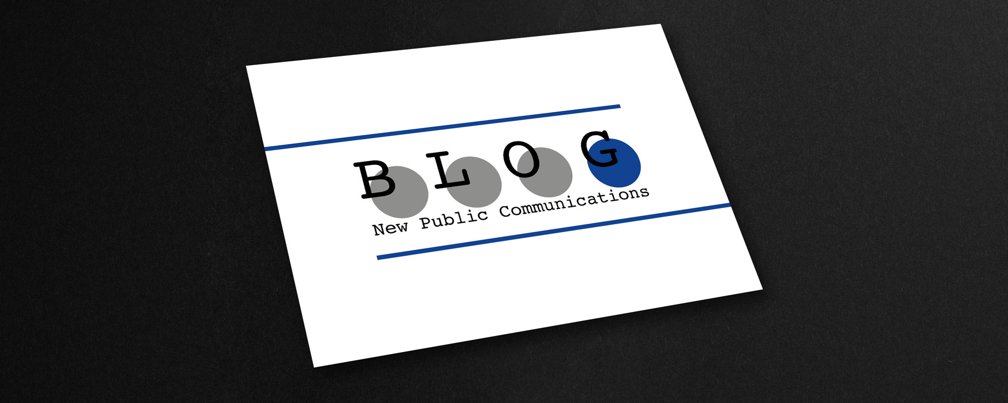 blog new public communication