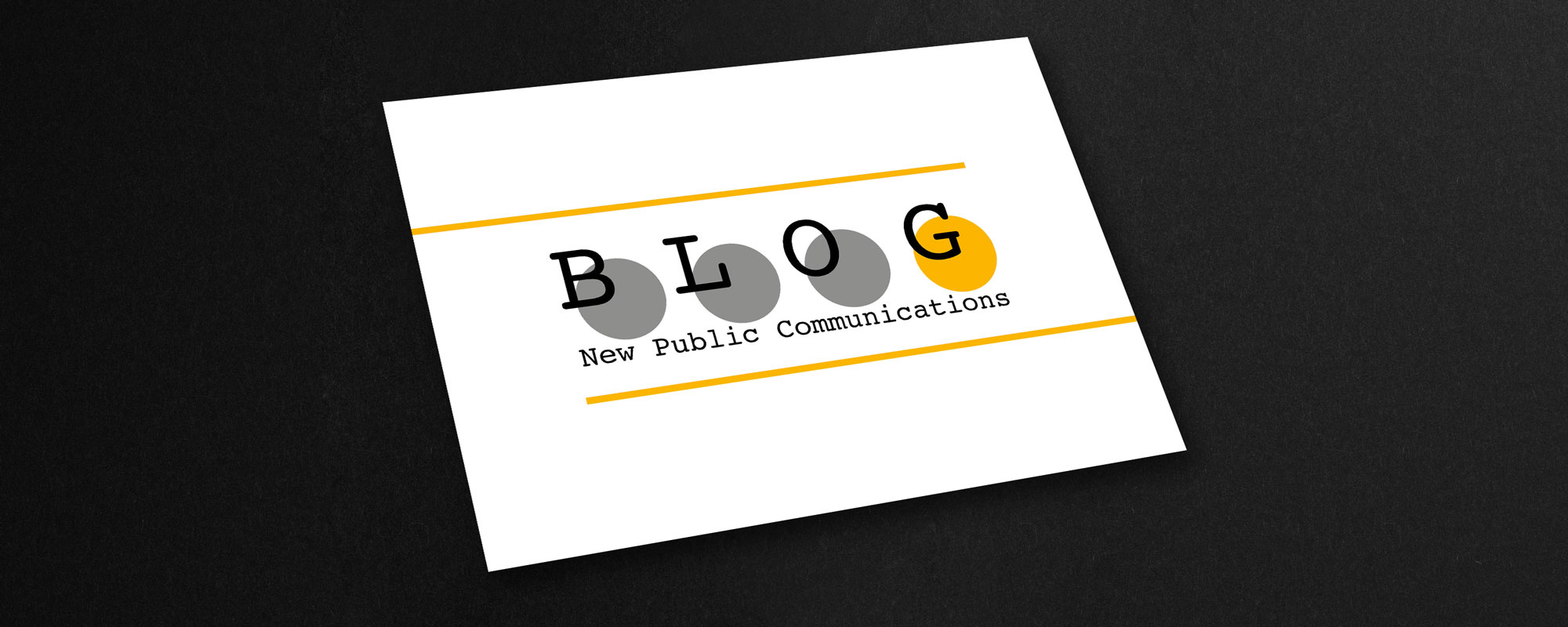 blog new public communiaction
